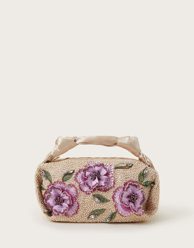 Fia Floral Beaded Bag, , large