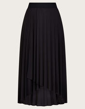 Parly Pleated Skirt, Black (BLACK), large