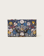 Floral Beaded Envelope Clutch, , large