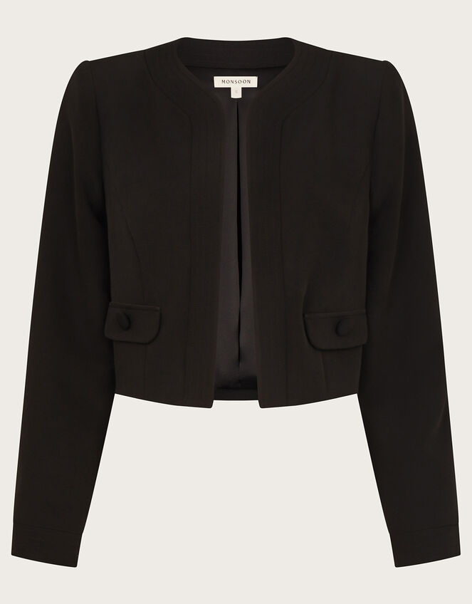 Briar Cropped Jacket Black | Women's Jackets | Monsoon UK.