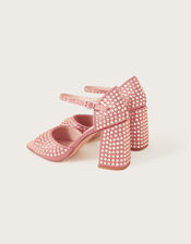 Gem-Embellished Heels, Pink (BLUSH), large