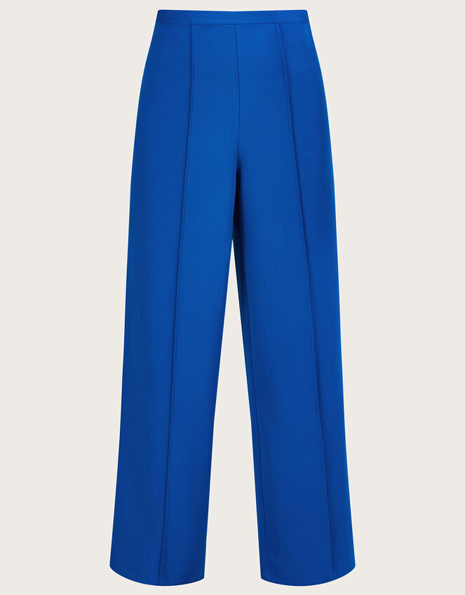 Lauren Wide Leg Trousers, Blue (BLUE), large