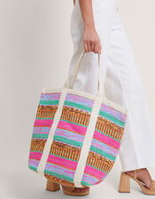 Woven Tote Bag, , large