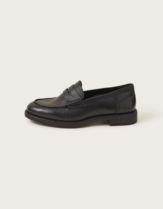 Leather Loafers Black | Women's Shoes | Monsoon UK.