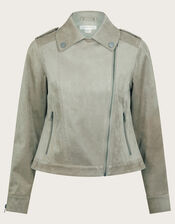 Birdy Suedette Biker Jacket , Mink (MINK), large