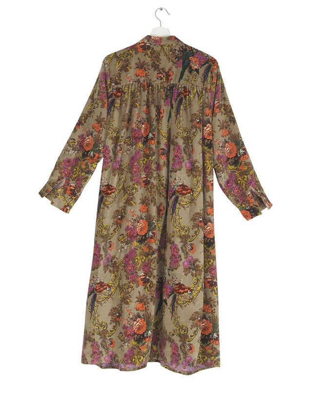 One Hundred Stars Antique Chintz Print Duster, , large