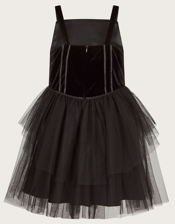 Isadora Tulle Dress, Black (BLACK), large