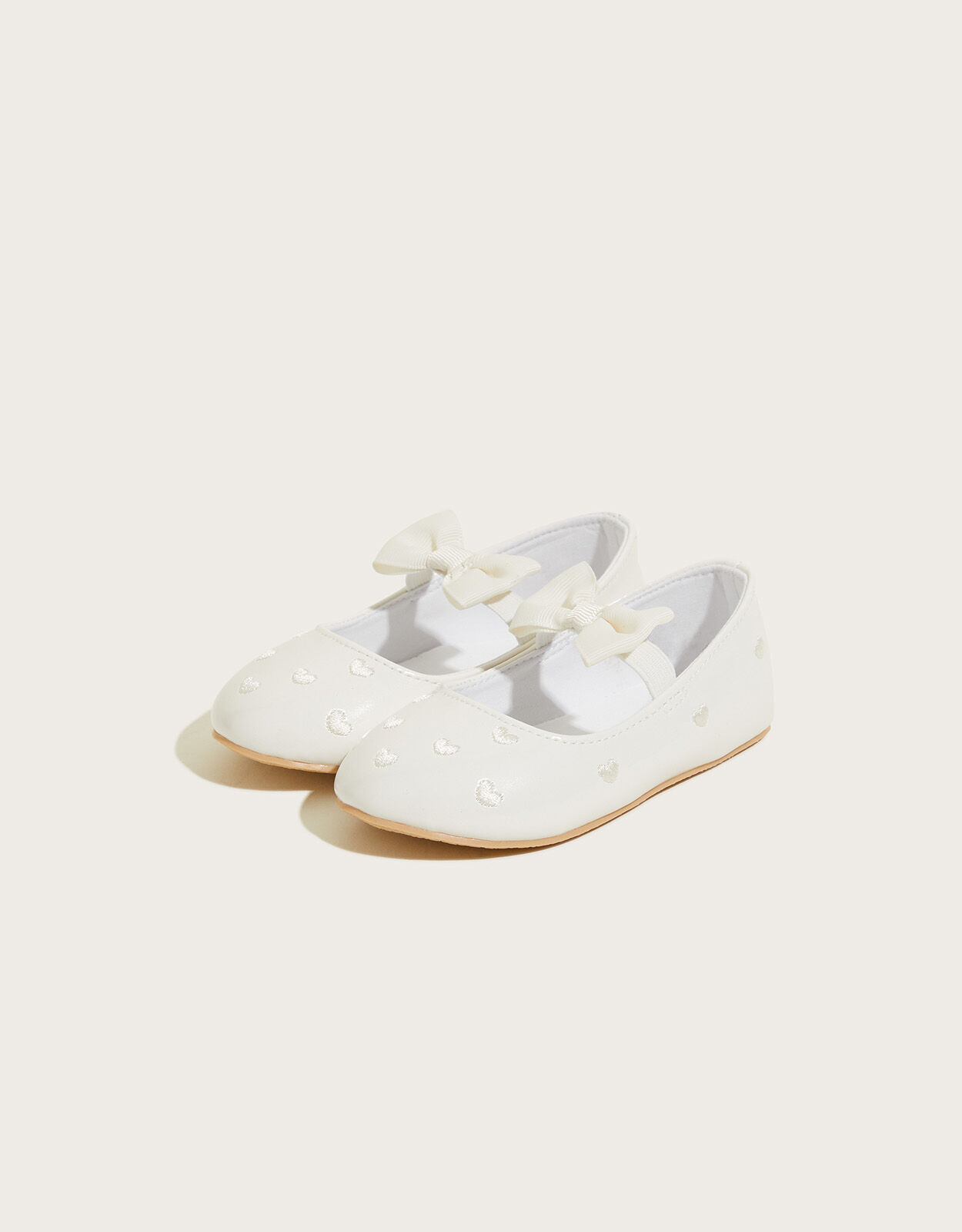 ivory baby shoes