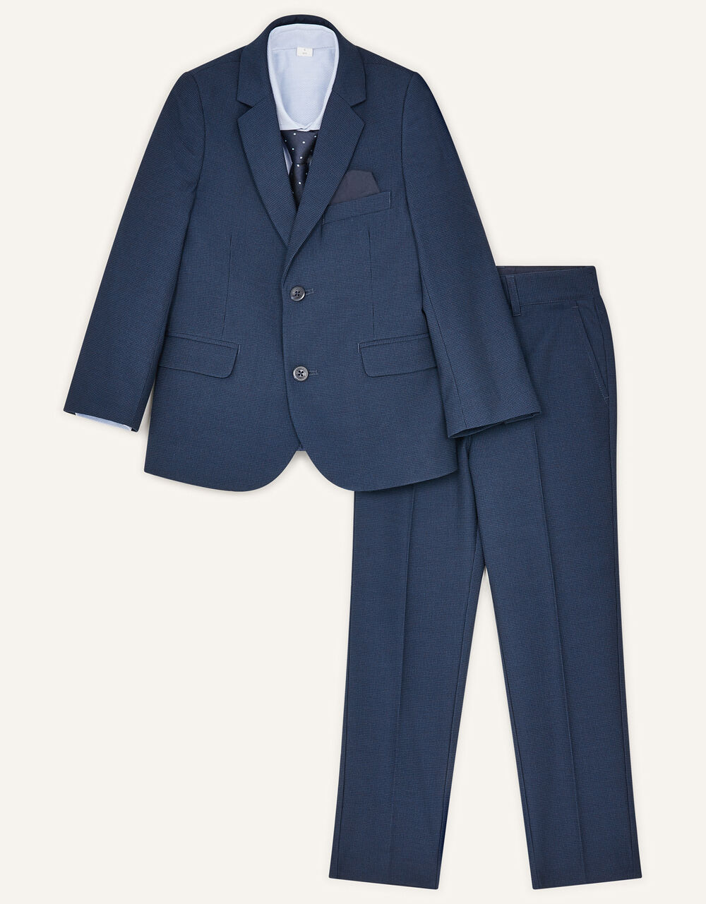Adam Five-Piece Suit Set Blue | Boys' Suits & Sets | Monsoon UK.