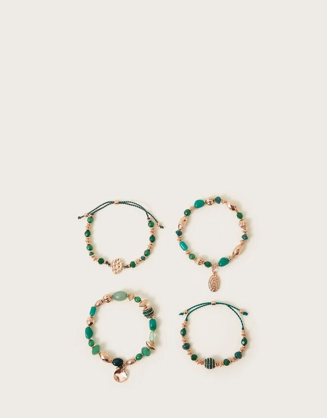4-Pack Beaded Bracelets, , large