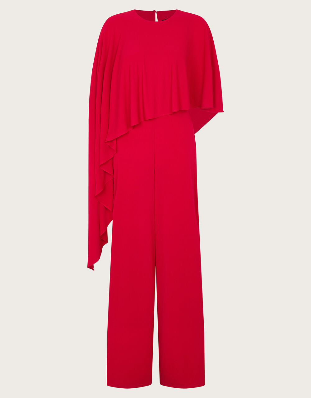 Delia Drape Jumpsuit Red | Maxi Dresses | Monsoon UK.
