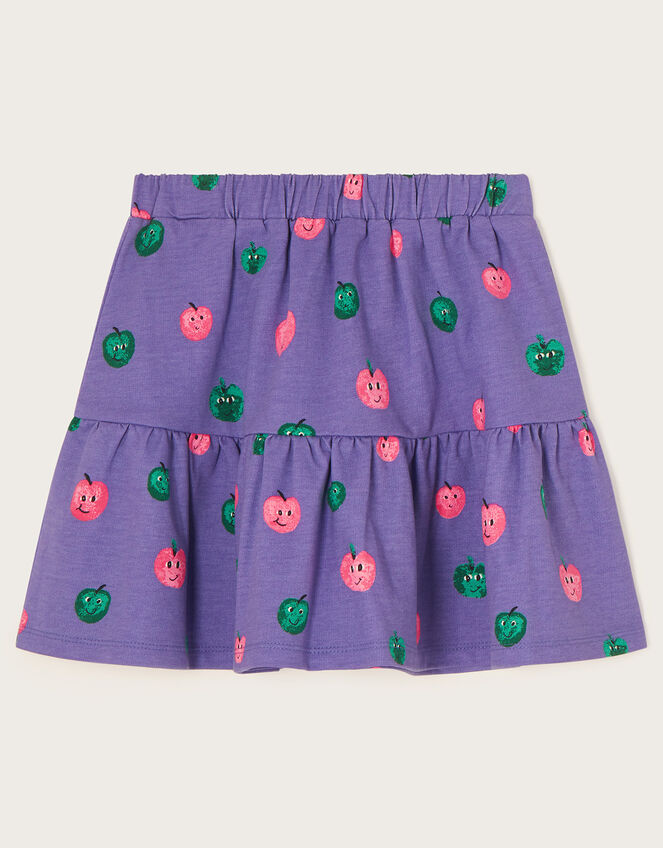 Happy Apples Skirt , Purple (PURPLE), large