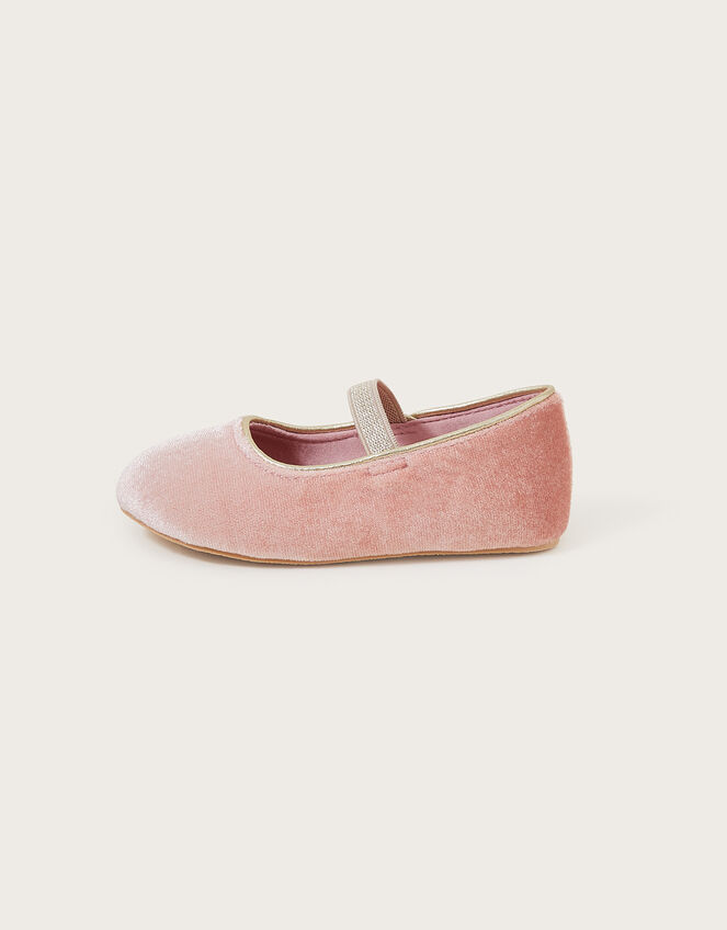 Velvet Walker Shoes Pink | First Walking & Toddler Shoes | Monsoon UK.