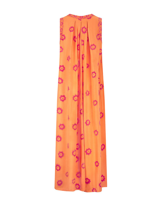 East Sleeveless Maxi Dress, Orange (ORANGE), large