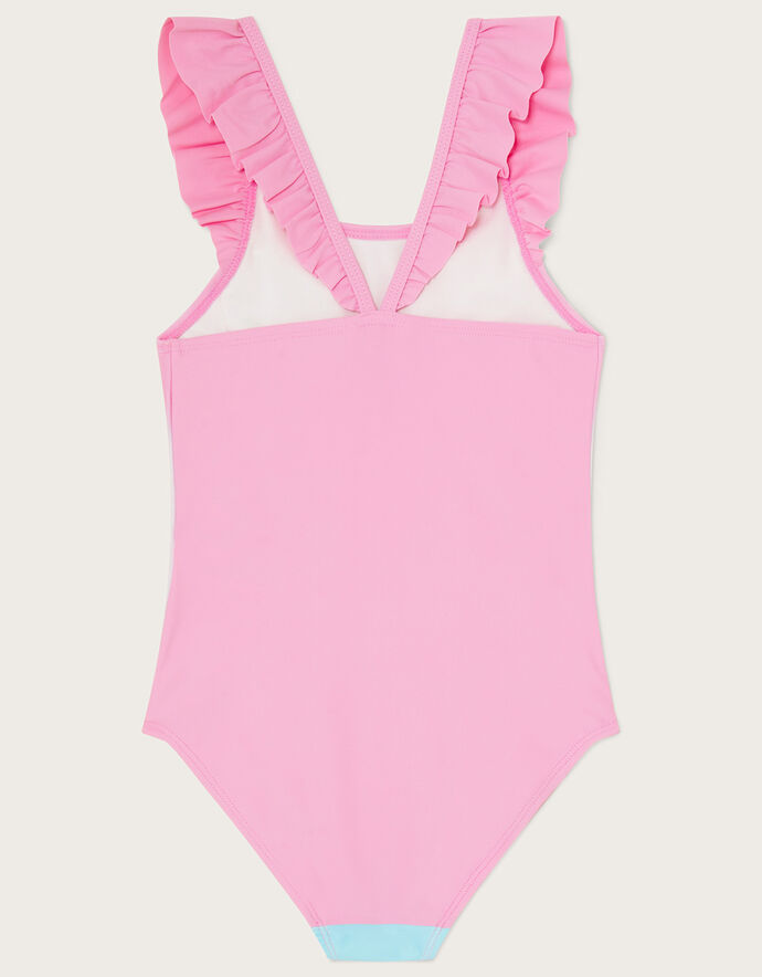Sequin Unicorn Swimsuit Pink