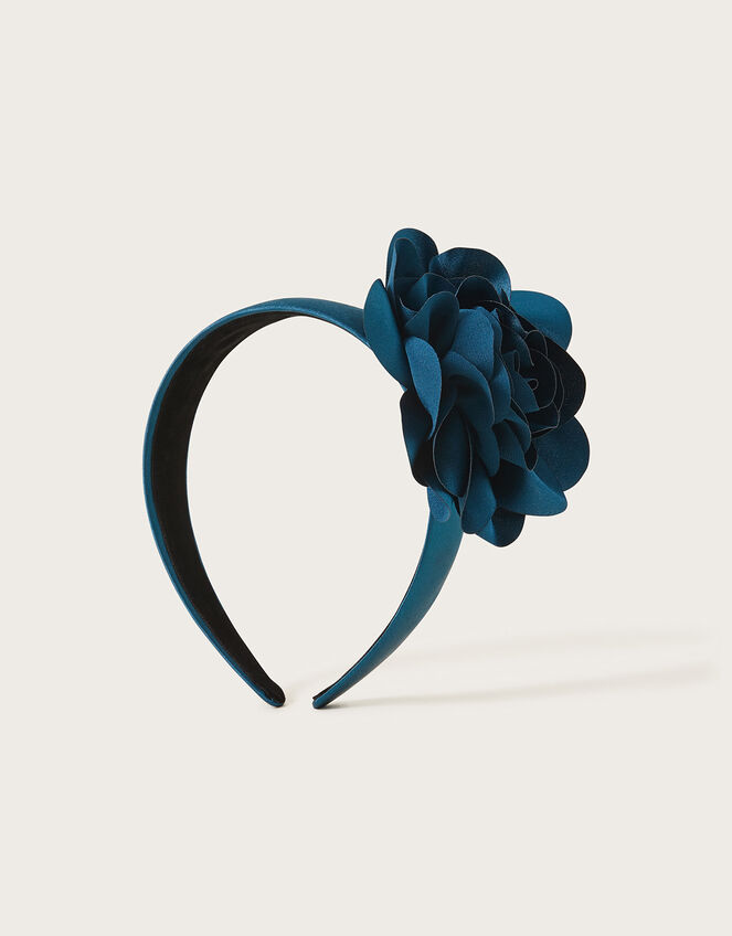 Corsage Headband, Teal (TEAL), large