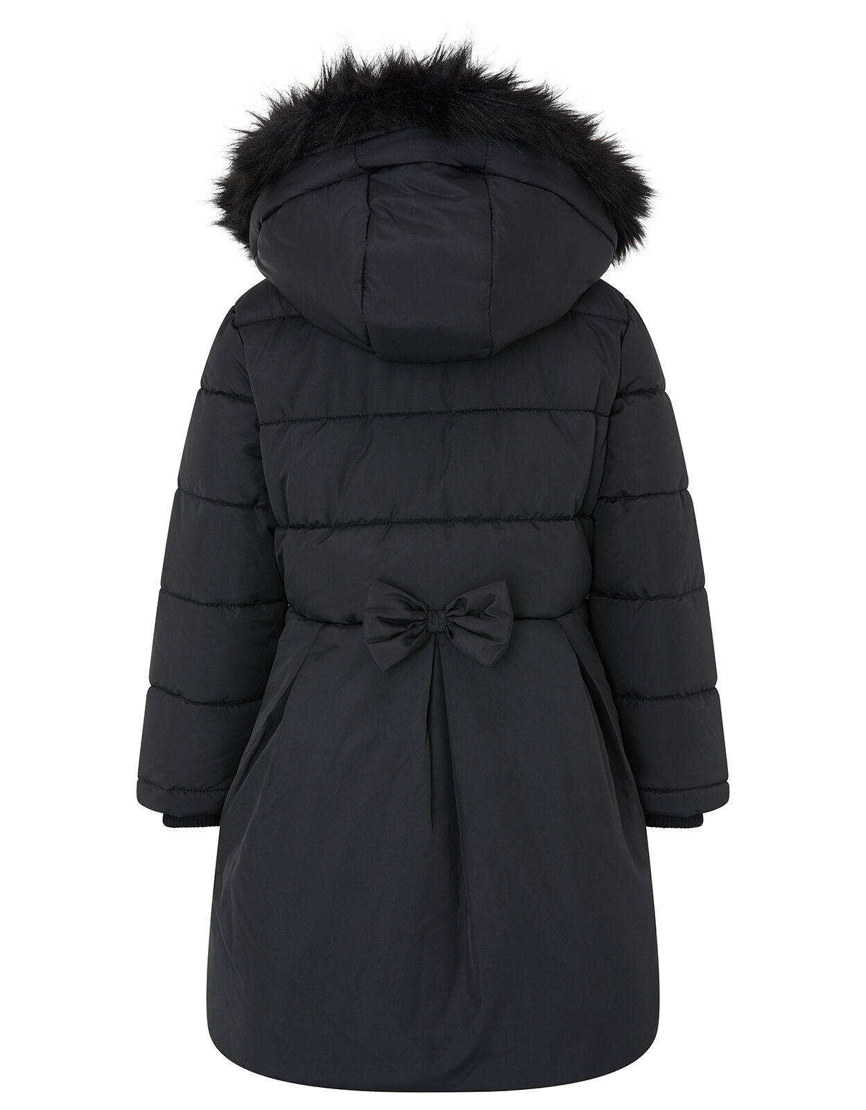 Flared Padded Coat with Recycled Fabric 