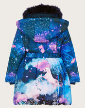 Ulla Unicorn Print Coat, Multi (MULTI), large