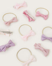 Ballet Bow Hair Bands and Clips Set, , large