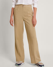 Wila Wide Leg Trousers, Camel (CAMEL), large