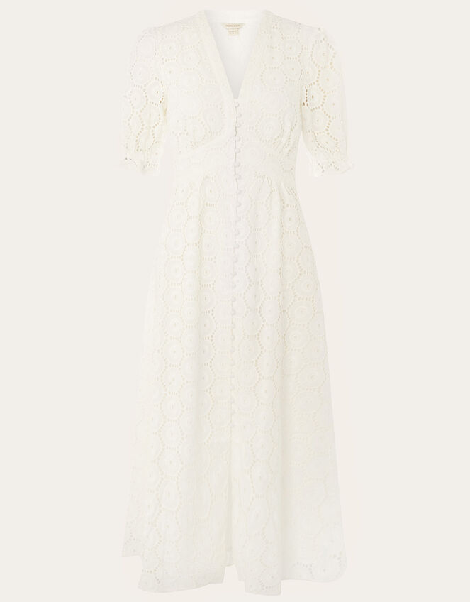 Mia Broderie Tea Dress Ivory | Dresses | Monsoon UK.