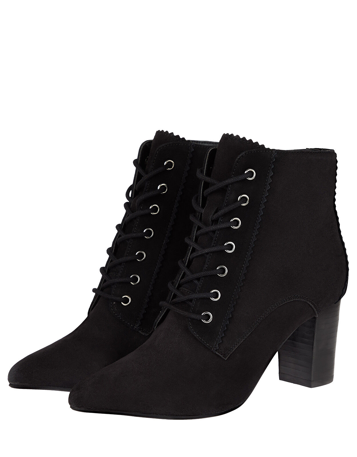 black heeled ankle boots uk
