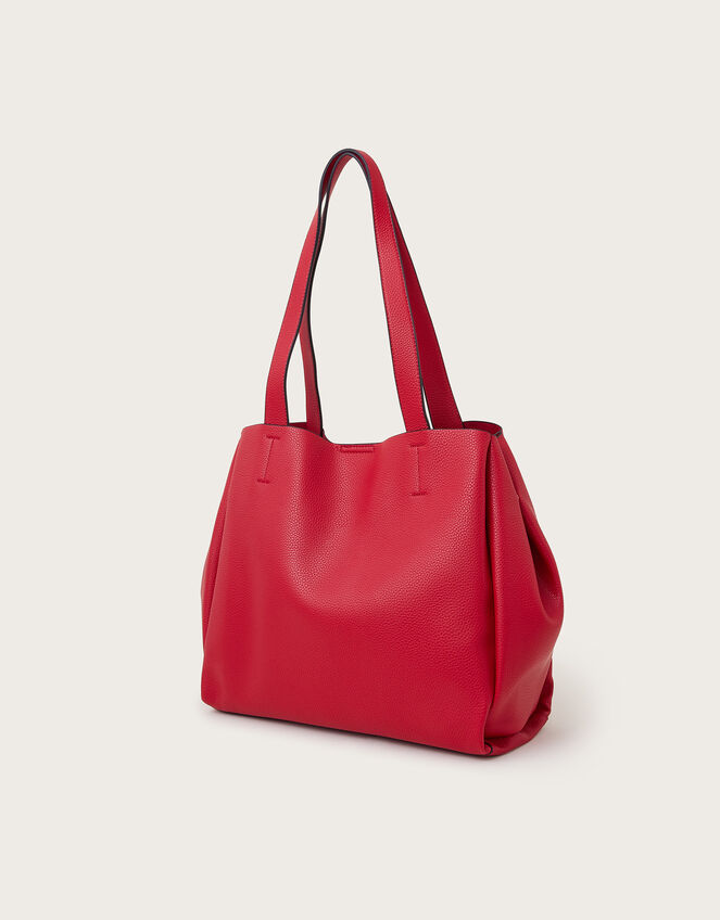 Zoe Pocket Tote Bag, Red (RED), large