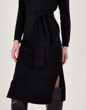 Roll Neck Dress with LENZING™ ECOVERO™, Black (BLACK), large