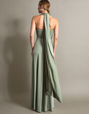 Thea Multiway Bridesmaid Dress, Green (SAGE), large