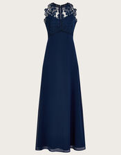 Lena Lace Maxi Dress, Blue (NAVY), large