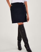 Tilly Tweed Short Skirt, Black (BLACK), large
