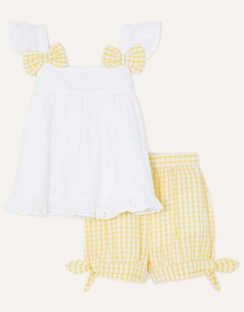 Baby Broderie Set Yellow | Baby Girl Beach & Swimwear | Monsoon UK.
