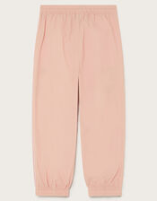 Embroidered Cargo Trousers, Pink (PALE PINK), large