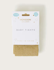 Baby Sparkly Tights, Gold (GOLD), large