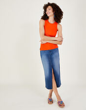 Jersey Cami Tank Top with LENZING™ ECOVERO™, Orange (ORANGE), large