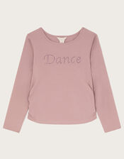 Long Sleeve Dance Top, Purple (LILAC), large