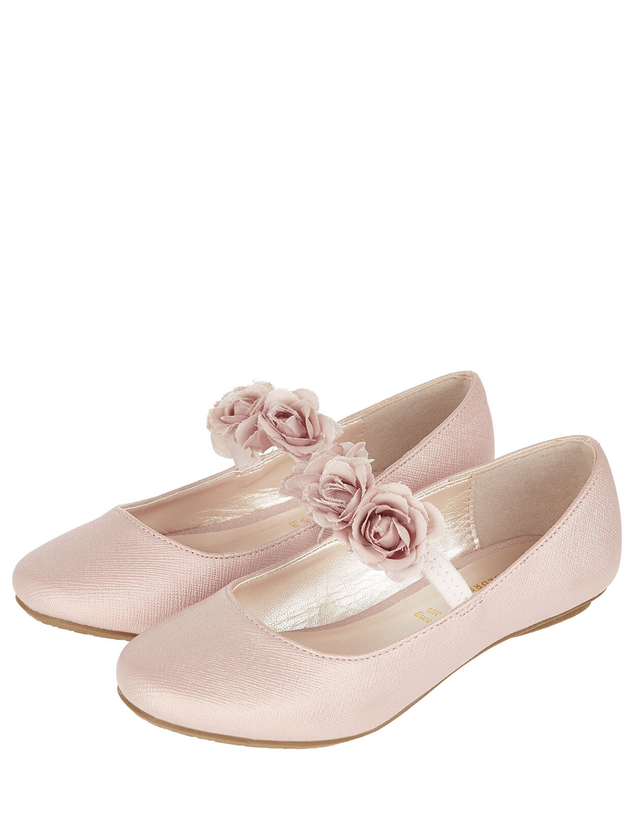 pale pink flat shoes