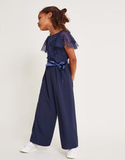 Amelia Embroidered Jumpsuit, Blue (NAVY), large