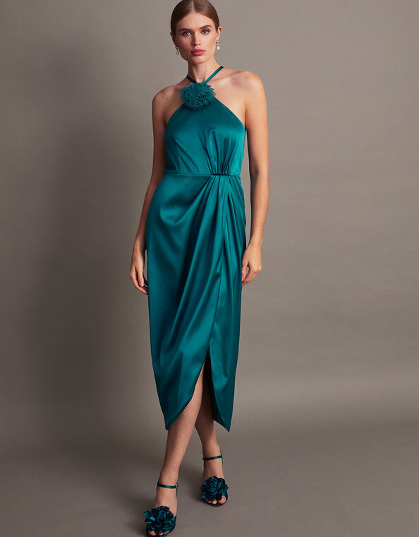 Clo Crossover Maxi Dress Blue