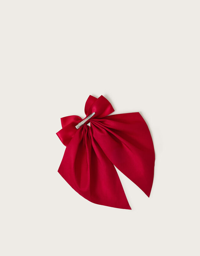 School Bow Hair Clip, , large