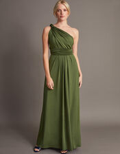 Thea Twist Me Tie Me Maxi Dress Green | Evening Dresses | Monsoon UK.