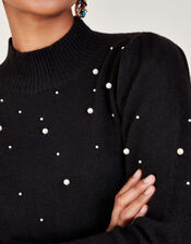 Payal Pearl Jumper, Black (BLACK), large