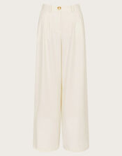 Willow Wide Leg Trousers, Ivory (IVORY), large