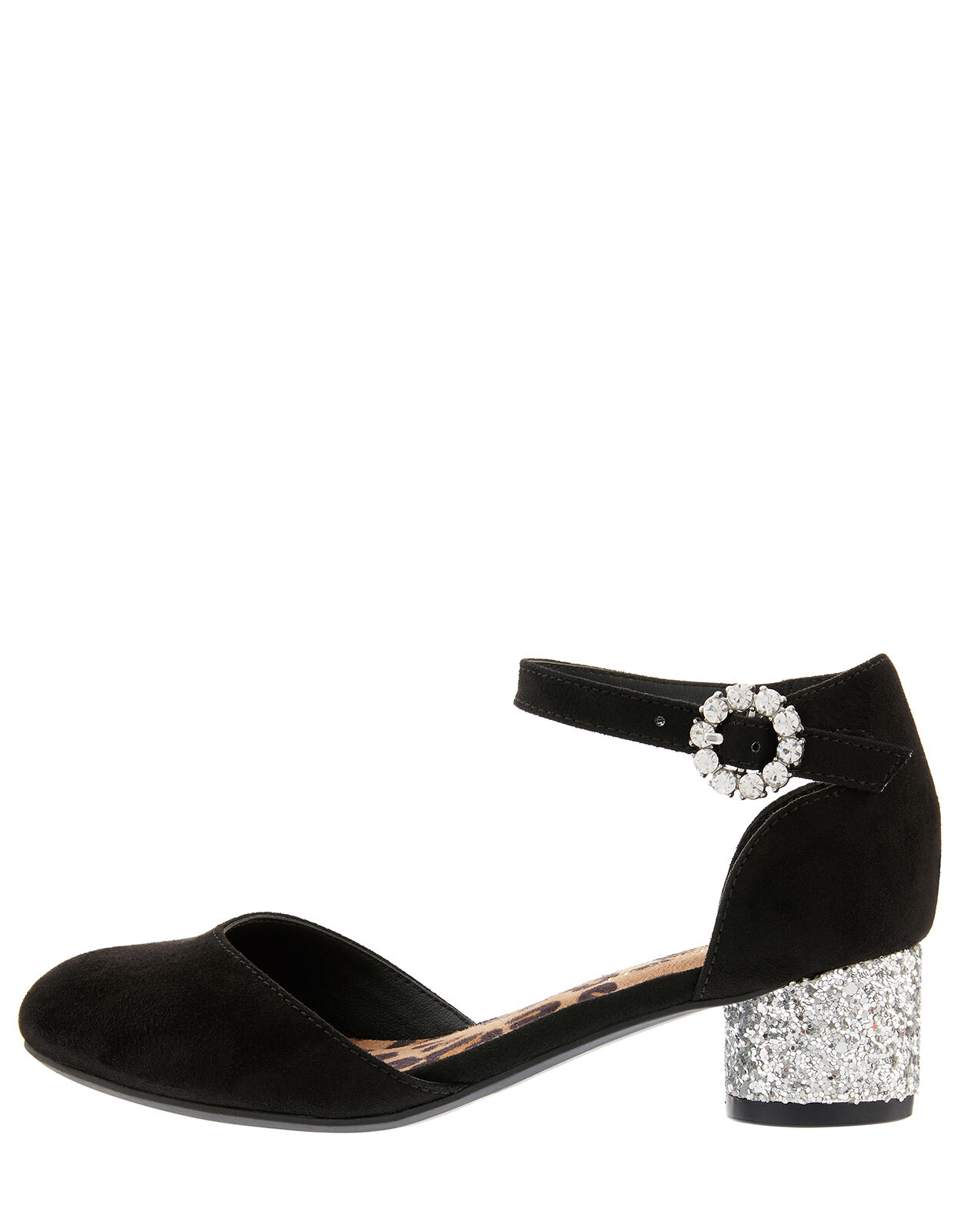 Ada Two-Part Glitter Shoes Black 