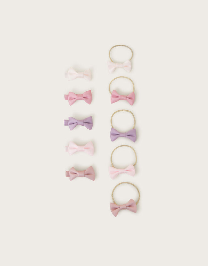 Ballet Bow Hair Bands and Clips Set, , large