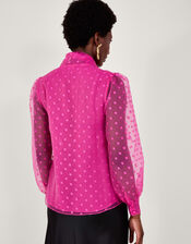 Rosa Spot Blouse, Pink (PINK), large