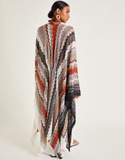 Ava Stripe Kaftan Cover Up, , large