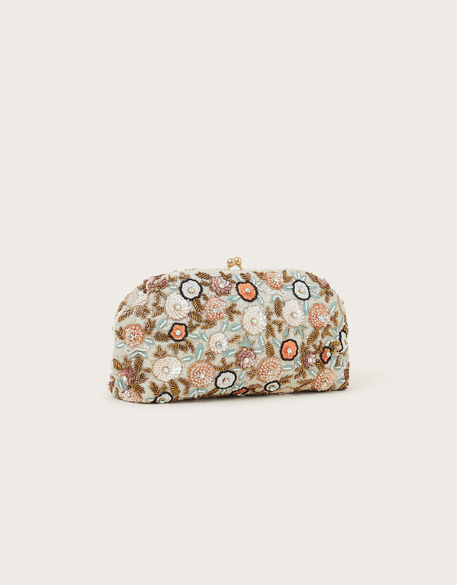 Pastel Floral Clutch, , large