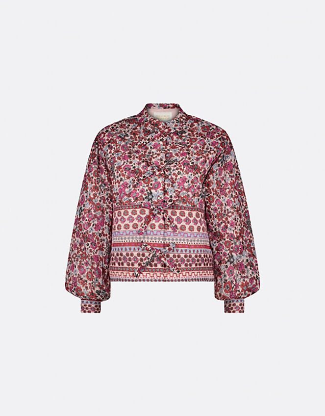 Fabienne Chapot Floral Print Jacket, Pink (PINK), large