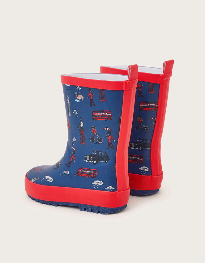 London Print Wellies, Multi (MULTI), large